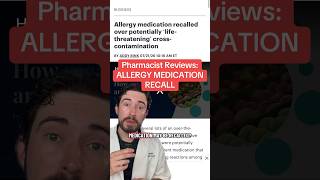 🚨 Cetirizine allergy med RECALL over ranitidine contamination! ZYRTEC was NOT recalled. #DrugRecall