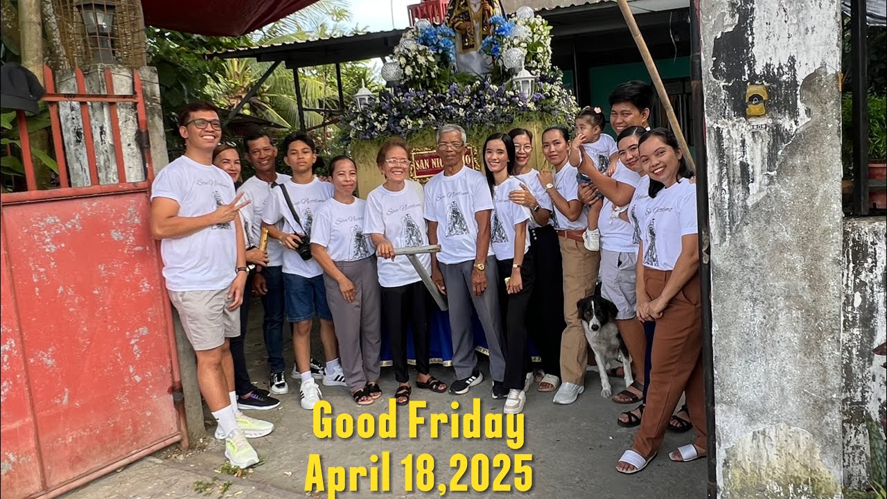 Good Friday Procession (April 18, 2025). Sta Monica Parish Panay Capiz