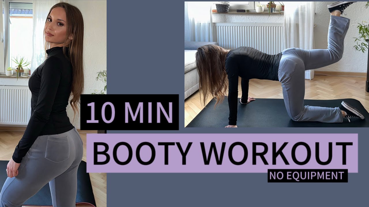 10 MINUTE BOOTY WORKOUT // BOOTY PUMP // NO EQUIPMENT // GROW YOUR ...