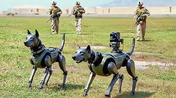 Amerikaans leger test angstaanjagende robothonden