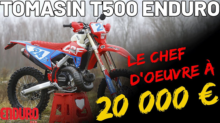 Tomasin T500 Enduro: The €20,000 bike!