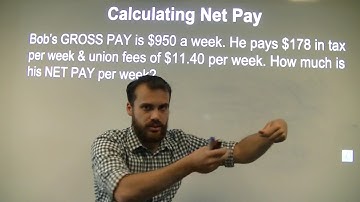 Getting paid 10   Gross & Net pay part 1