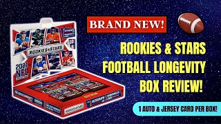 *Rookies & Stars Football Longevity Box Review! 🏈 1 Auto/Mem Per Box, These Are Worth It! 🔥