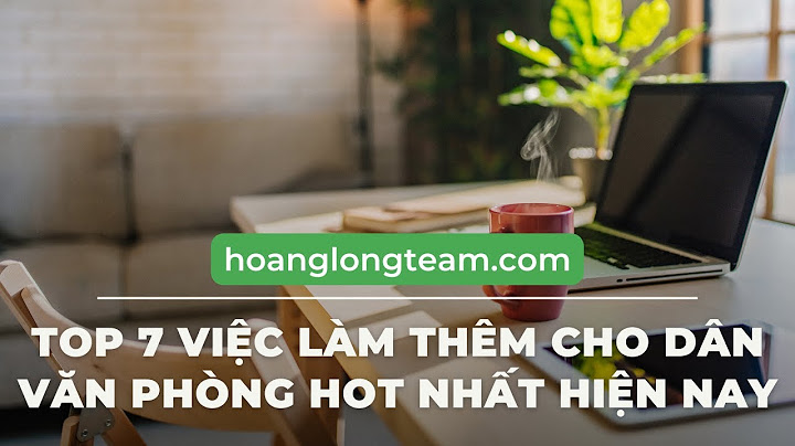 Những công việc làm thêm cho nhân viên văn phòng năm 2024