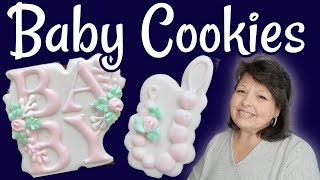How to Decorate 10 Baby Shower Girl Cookies. Sweet, Easy and Adorable.