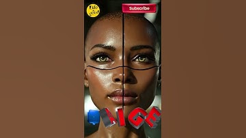 Human or Machine? AI Video Reveals Robot Face Under Skin, Futuristic Short #Futuristic #Robot #scifi