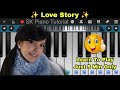 Love Story Indila Perfect Piano Tutorial