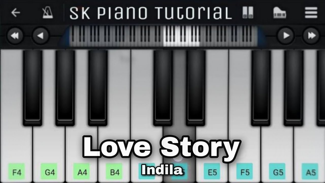 Love Story - Indila | EASY Piano Tutorial