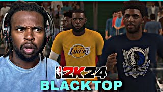 I PLAYED BLACKTOP FOR THE FIRST TIME ON NBA 2k24 *CANT BELIEVE THIS HAPPENED*