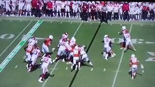 Kennedy Brooks wins the Red River Rivalry game