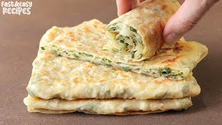 Pancakes With Herbs in 10 Minutes! No Yeast! This is the tastiest thing I've ever eaten!
