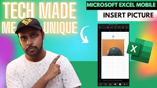 How to insert picture in Microsoft excel mobile | insert picture on Microsoft excel mobile