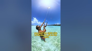 How to Kitesurf in 60seconds (Must learn with instructor) #kitesurfing #kitesurf #kiteboarding