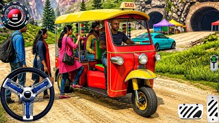 Tuk Tuk Rickshaw Driving 3D: City Rickshaw Pick Drop Passenger Transport! Real Android Gameplay screenshot 3