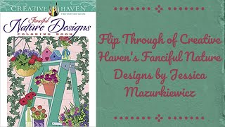 Flip Through of Creative Haven s Fanciful Nature Designs by Jessica Mazurkiewicz