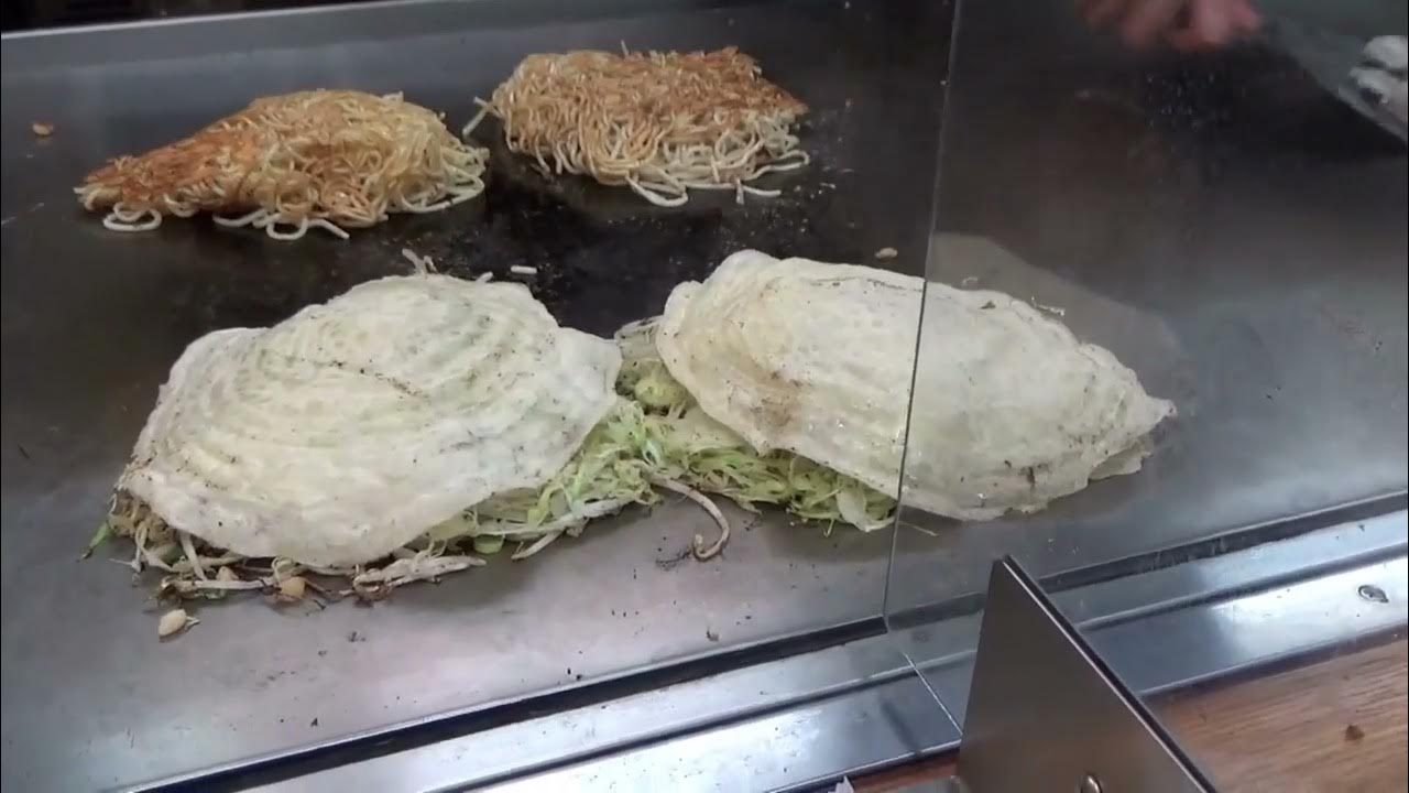 広島お好み村 広島お好み焼き実演 YouTube