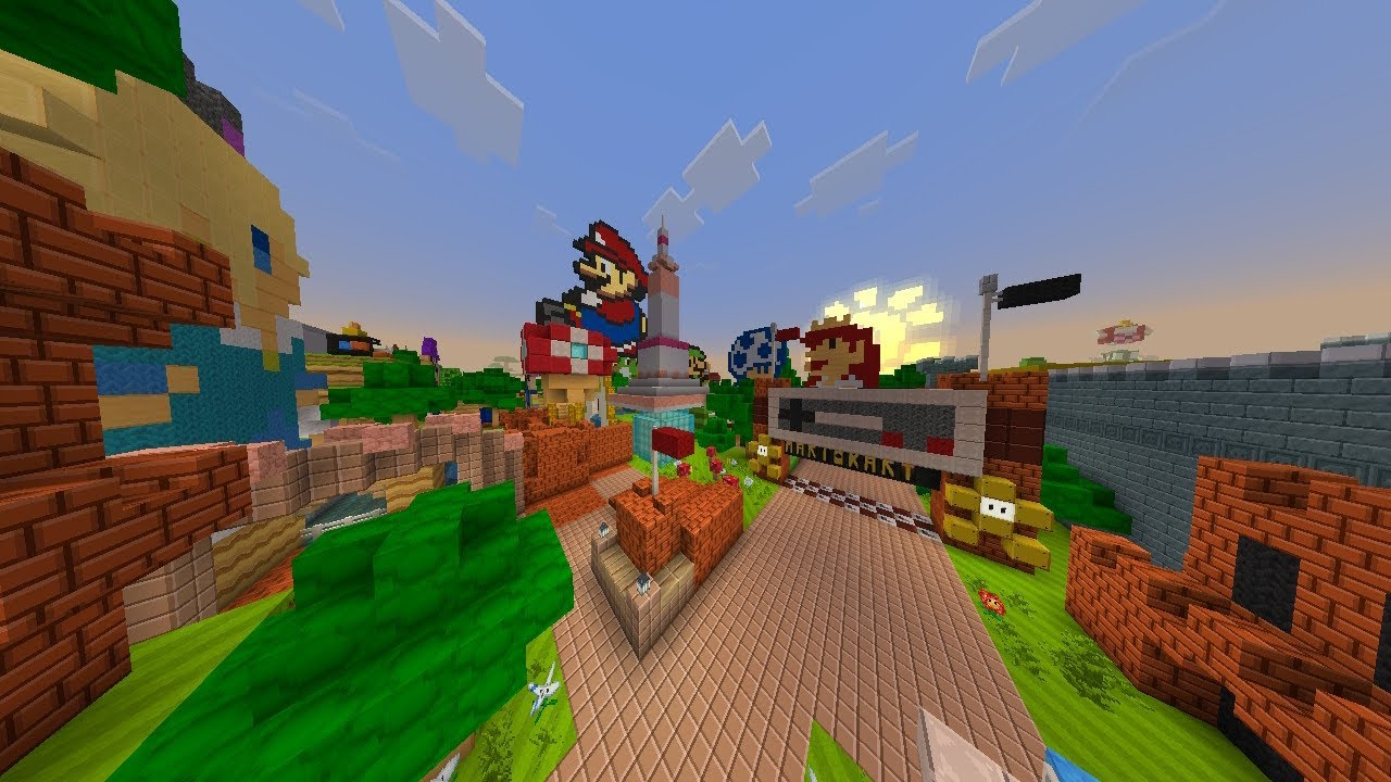 Mariokart in Minecraft (5) - CUSTOM along the years!