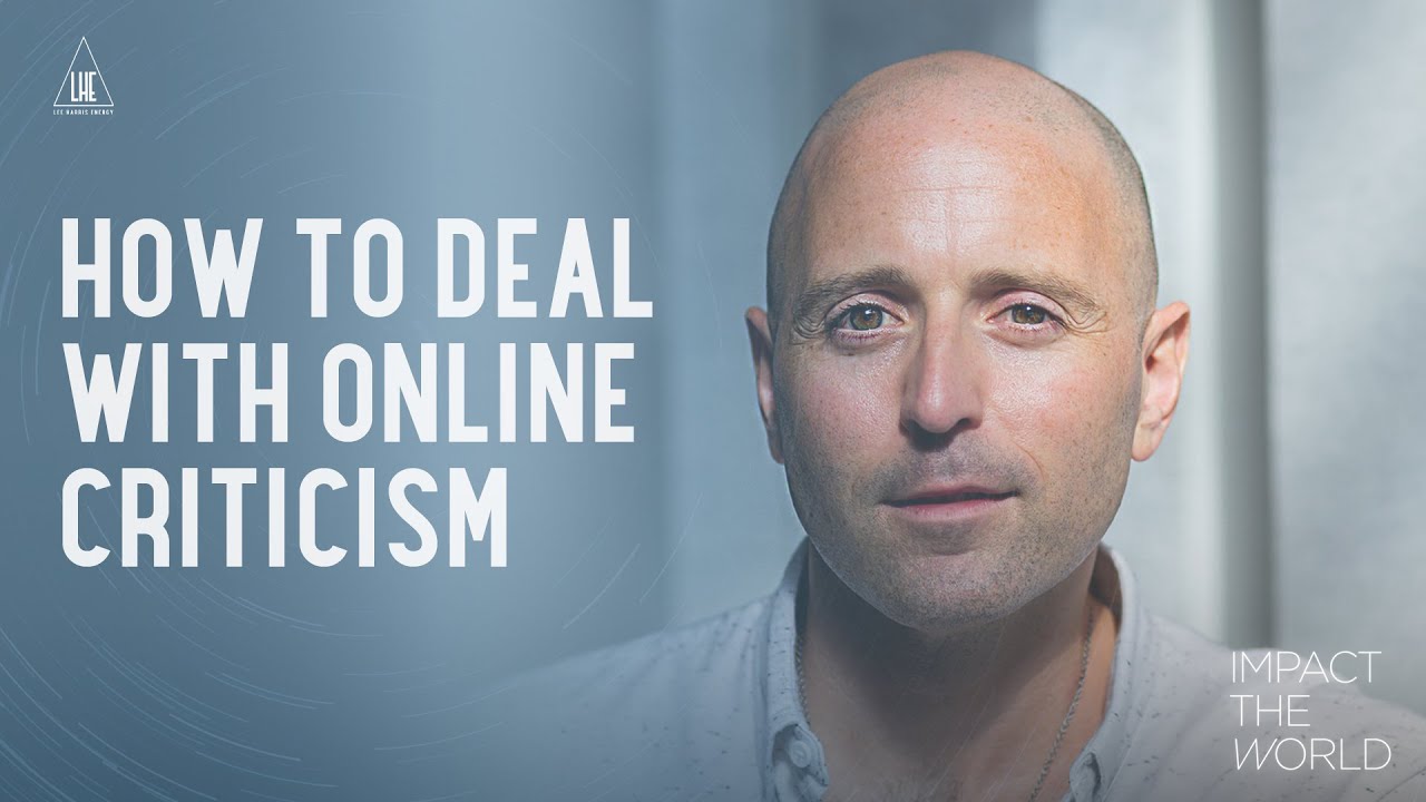 How to Deal with Online Criticism YouTube