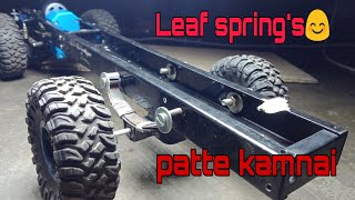 Rc truck chassis leaf springs (patte kamani)