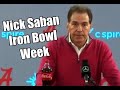 Nick Saban Press Conference before Auburn | Trey Sanders update | Why the Iron Bowl is important