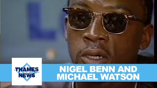 Nigel Benn and Michael Watson post fight press conference 1989 | TN-89-051-016