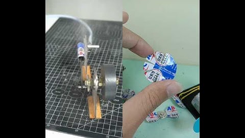 STEAM ENGINE AND PROPELLER TURBINE CIRCUIT MADE FROM USED BATTERY METAL