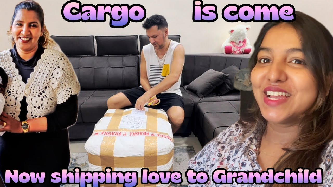 📦Cargo Is Come | Now Shipping Love To Grandchild 👶| Konkani Vlog | Spaina And Angelo 