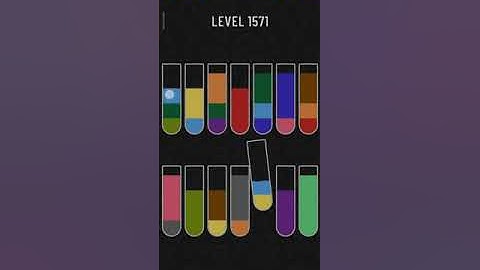 Water sort puzzle level 1571
