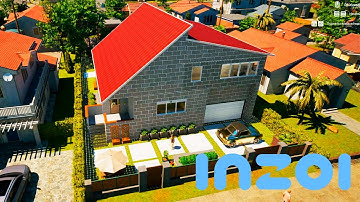 Building my first ever house in InZOI. Build mode and custom furniture!