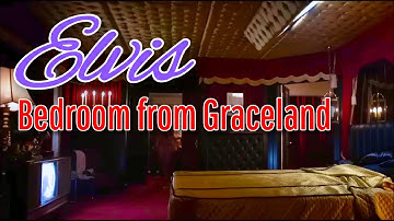 Elvis bedroom from Graceland | Elvis