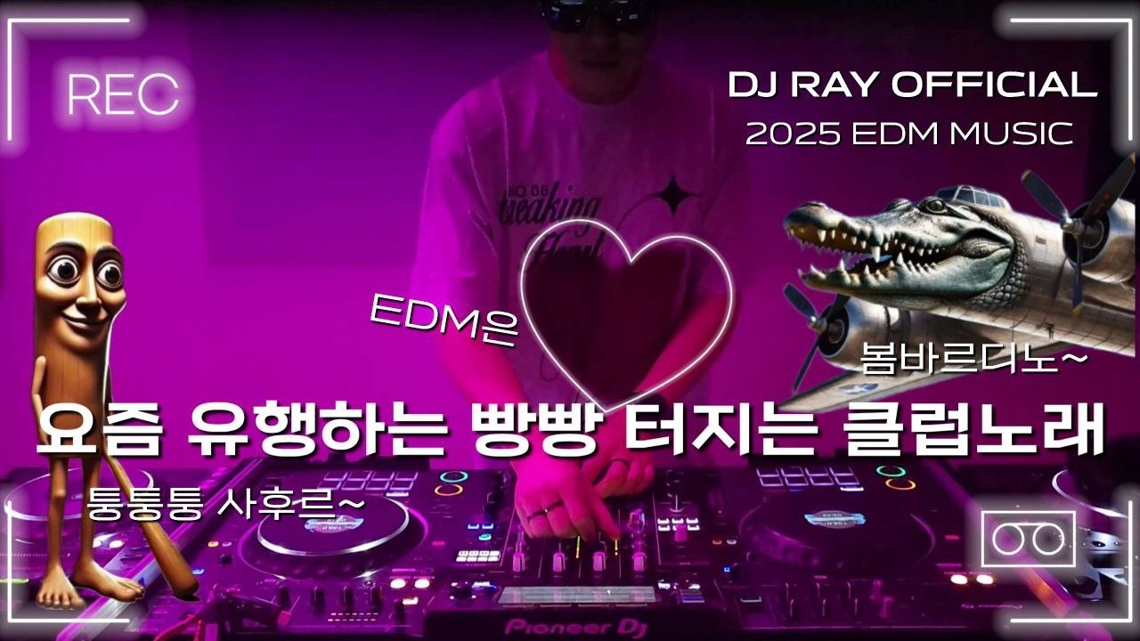 2025 EDM MIXSET🔥요즘 유행하는 빵빵 터지는 클럽노래 / Bombardino Crocodilo / Tung Tung Tung Sahur