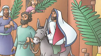 Jesus Enters Jerusalem on Palm Sunday Bible story for kids read aloud