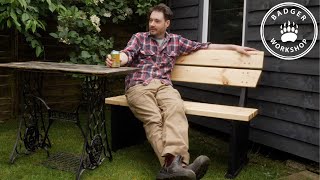 Making a Garden Bench