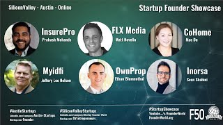 Startup Founder World Showcase Online:  Inorsa, InsurePro,  FLX Solutions,  OwnProp, myidfi, CoHome screenshot 2