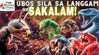 LANGGAM tinalo ang AHAS!! Ants versus Snake, Mantis, Spider & Scorpion