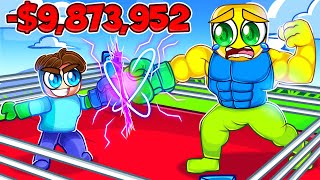 I SPENT $9,873,952 in ROBLOX PUNCH SIMULATOR (world record)