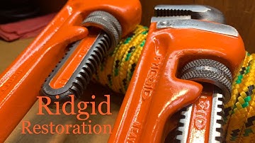Ridgid Pipe Wrench Restoration