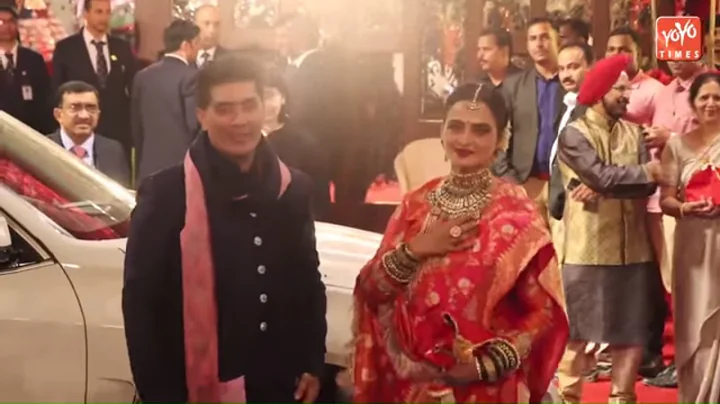 Isha Ambanis Wedding | Rekha ,Tiger Shroff, Disha ...