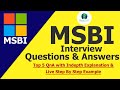 MSBI Interview Questions and Answers | MSBI Interview Questions | MSBI Interview Preparation