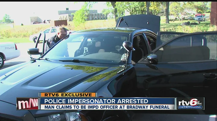 Man claims to be IMPD officer at Bradway's funeral