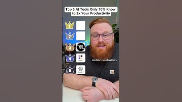 Top 5 AI tools that can 3x your productivity