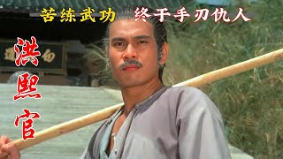 洪熙官为报灭门之仇，夜以继日苦练绝世武功