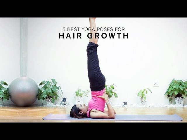 Best Yoga for Hair Growth , Prevent Dandruff and Hair Loss - YouTube