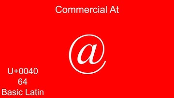 BASIC LATIN - Archie-Unicode Movie Part 1