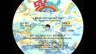 Video-Miniaturansicht von „First Choice - Let No Man Put Asunder (Shep Pettibone Mix) (1983)“