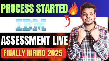 Finally IBM Mass Hiring Process | IBM ASE Coding Assessment | IBM Assessment Mails Out 2025