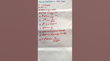 CTFT of basic signals#gate#trb#signals and systems