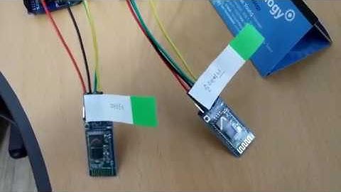 Arduino Uno 2개로 HC-05 블루투스 모듈 2개를 사용해 모듈끼리 마스터&슬레이브로 통신해 보기