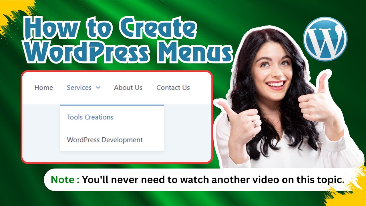 WordPress Menu Tutorial 2025 | How to Create Navigation Menus