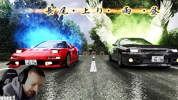 [Initial D Arcade Stage 6 AA] - The Big Battle of Nagao !! Hojo Go !!!